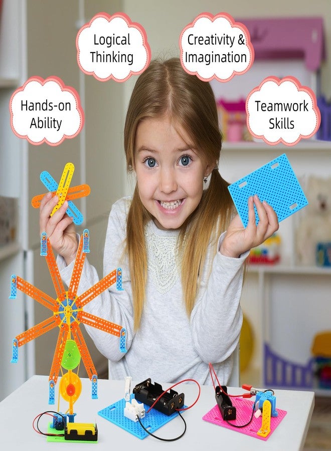 BeAndge STEM Kits, Kids Arts and Crafts for Girls 8-12 8-10, stem Toys for Ages 8-13, Engineering Science Kits for Kids, STEAM Gifts for 6 7 8 9 10 12 Year Old Girls, Electronic Building Boys 6-8 - Image 2